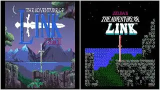 Zelda 2 Revamped (WIP HD Pack for Mesen NES) Gameplay Showcase