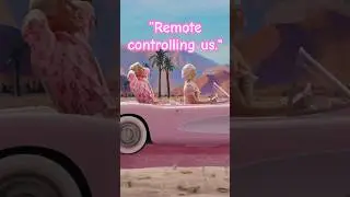 Barbie's car, built like an actual toy
