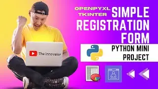 Simple Registration Form | Python Mini Project | Source Code | Pycharm