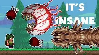 I Defeated Eye of Cthulhu and Desert Scourage in Master Mode Revengance Calamity!!