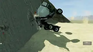 Грузовики без тормозов . Beam NG Drive .