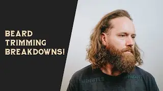 HOW TO TRIM A COARSE BEARD - Going From a Bushy and Unruly Beard to Sharp and Tame!