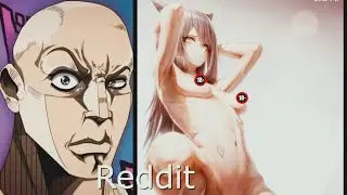Anime VS Reddit  The rock reaction meme  anime cosplay Part 1