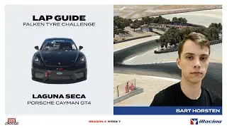 iRacing Lap Guide: Porsche Cayman GT4 at Laguna Seca