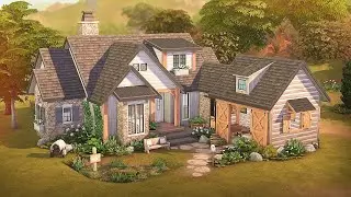 Cozy Horse Ranch Family Home 🐎 | The Sims 4 Speed Build
