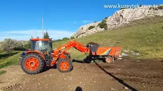 Kuzeytek Makina Traktör Ön Yükleyici Kepçe 0380 790 11 05 tractor front loader