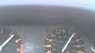 Turbo 1986 CRX SI 30 to 90 pull uphill on ramp.