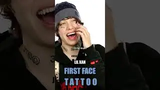 Lil Xan’s first face TATTOO 🦅😂💯 