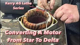 Motor Star To Delta Conversion - Kerry AG Lathe