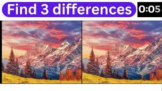 Find Differences | Spot 3 Differences | Hard Puzzle Challenge #findthedifference #spotthedifference