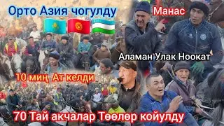 ОРТО АЗИЯ  БОЮНЧА  КЕЛГЕН  Ноокаттагы  Сайдилла  аажынын  Аламан  улагы  толук видио