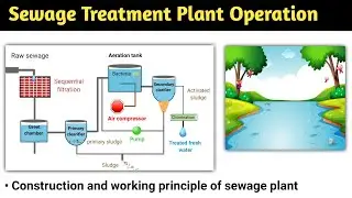 sewage treatment plant | sewage treatment plant calss 12 | wasted treatment | stp | process | hindi