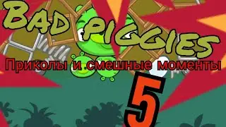 Bad piggies. Приколы, смешные моменты! 5