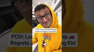 Dealership regrets judging young customer