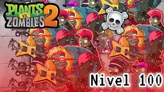 PvZ 2 PERO el NIVEL 100 de Supervivencia INFINITA🤑