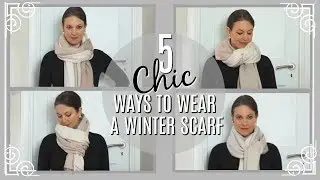 How to Wear a Winter Scarf 5 different ways | Fashion Over 40