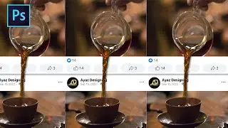 Creative Tea Overlapping Post Design in Photoshop | Photoshop Tutorial