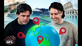 AFL players try and play GEOGUESSR 🌎