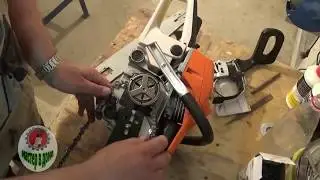 HOW TO CHANGE A CHAINSAW CHAIN, Master in Volume 62 TV,