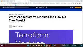 Terraform Workspaces and Terraform Modules || Creating EC2 Instance Using Terraform Module