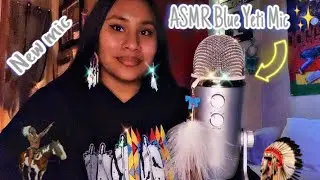 ASMR I got a blue yeti mic | with a little native touch! | Reading you positive quotes 💖
