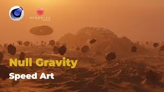 Null Gravity | Cinema 4D + Redshift | SpeedArt