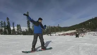 First Time Snowboarding