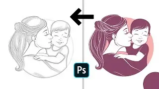 How to Convert Image A Pencil Sketch in Photoshop | Photoshop Pencil Sketch Effect Tutorial