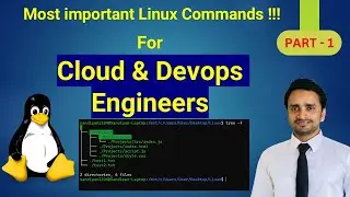 LINUX COMMANDS FOR DEVOPS & CLOUD ENGINEERS | Basic LINUX COMMANDS | PART -1 (ENGLISH)