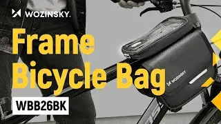 Bike Frame Bag with Smartphone Case 1.5L - Wozinsky WBB26BK. Check!