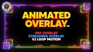 Animated Overlay #4 | Animated OBS Overlay | Stream Overlay | Webcam Overlay | Motion Graphics
