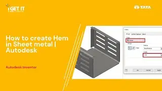 How to create Hem in Sheet metal | Autodesk