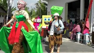 KONVOI PRAYAKAN 17 SAN HUT RI 77 PAWAI BUDAYA/KARNAVAL PUTRI KEDATON, MBOK JAMU & COSPLAYER FANTASI