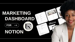 Marketing Dashboard for Notion- CMO Dashboard BTS Tour