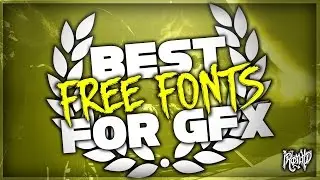 Best FREE Fonts for GFX Designers ! (Banners/Logos/Headers/Thumbnails)
