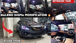 Baleno Sigma Modification ✅Baleno Sigma To alpha Modification 🔥Baleno Modified 💯Cruise Free 💥Baleno