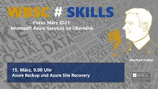 Microsoft Azure - Azure Backup und Azure Site Recovery