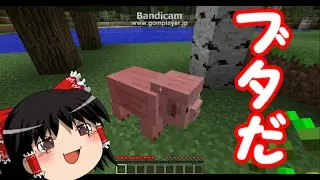【ゆっくり実況】右も左も真ん中もわからないマインクラフト　part1
