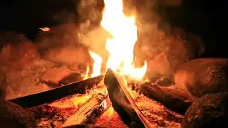 Relaxing music by the fire