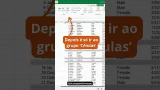 Limpar linhas a vazio no Excel