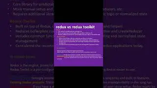 Redux vs Redux Toolkit,  