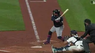 Josh Naylor Slow Motion Swing