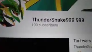 Thanks for 100 subs