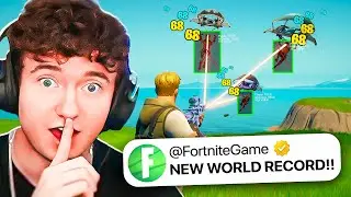 I Cheated to Break the Fortnite WORLD RECORD…