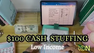 VLOGMAS DAY 6 - $100 Low Income Cash Stuffing December Week No.1
