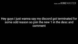 My discord got terminated