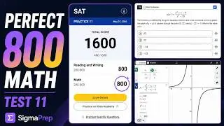 SAT Practice Test 11: Perfect 800 Math — Every Question, Every Shortcut