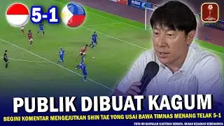 🔴 BIKIN MERINDING !! Shin Tae Yong Diluar Dugaan Langsung Ngomong Gini Usai Indonesia vs Filipina