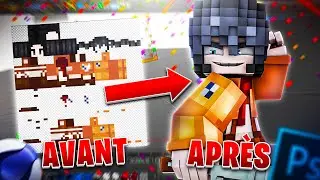 FAIRE UN RENDU MINECRAFT EN 5 MINUTES ! - C4D + PHOTOSHOP ( FAST TUTORIEL )