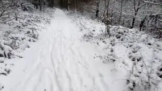 Skiing Bardon Hill Coalville Leicestershire (aka Les Hautes-Alpes du Charnwood) 10th December 2017